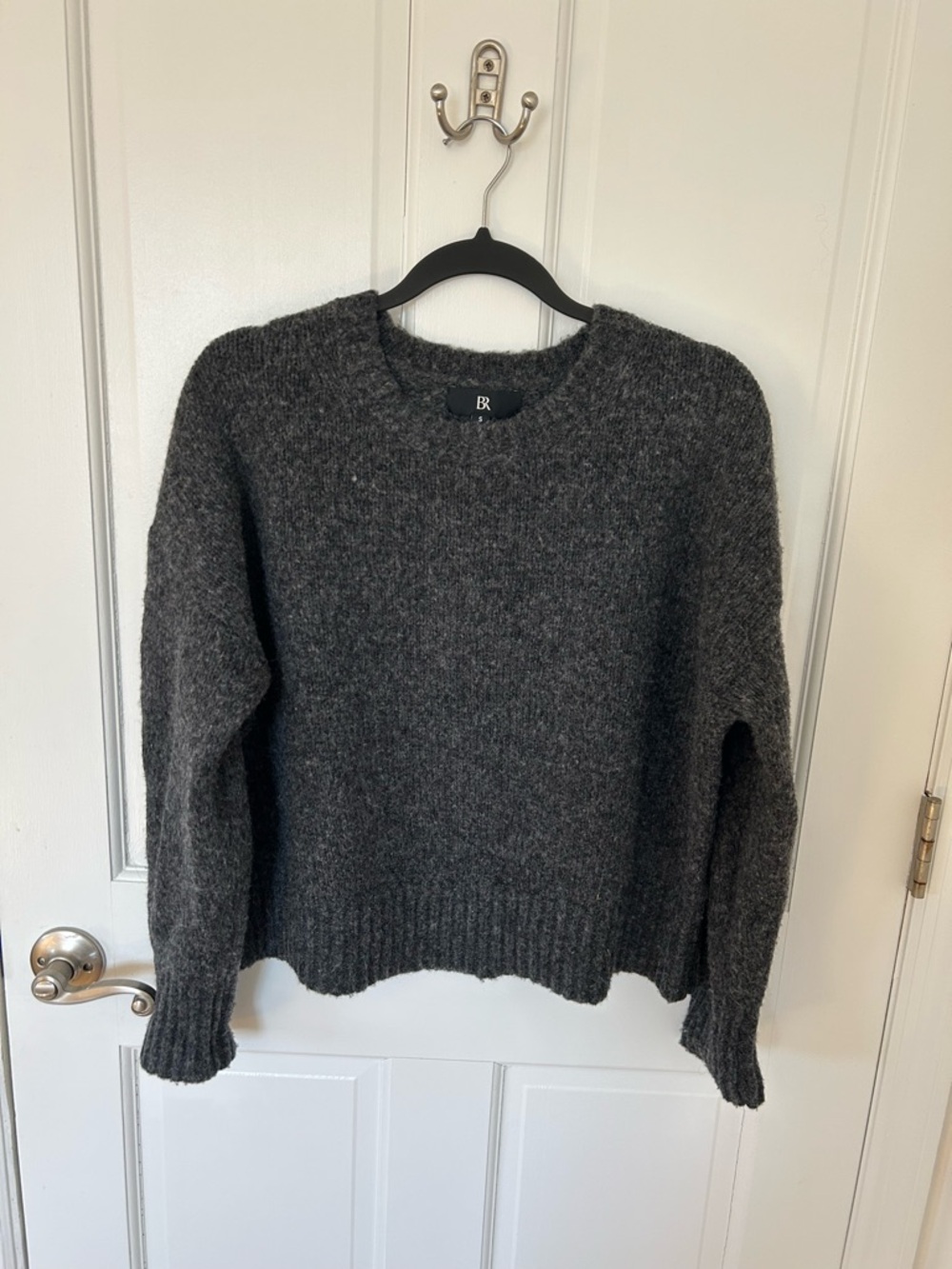 Banana Republic Dark Charcoal Crewneck Sweater